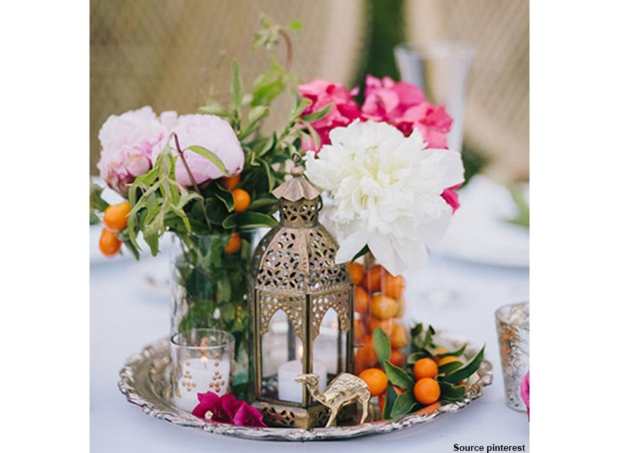 Eastern table decoration